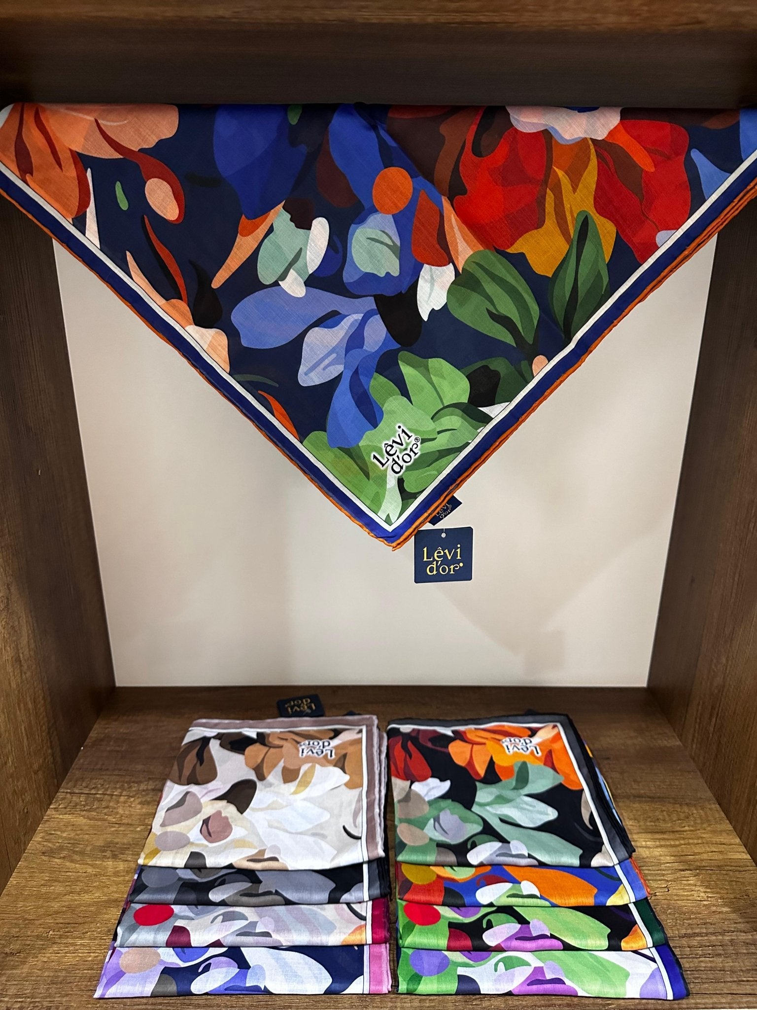 LEVİDOR Cotton Eşarp 16700 - Morcivert - Organic ScarfsOrganic Scarfs