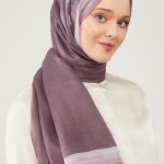 LEVİDOR Kehribar Şal 17031 - Leylak