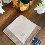 LEVİDOR Monogram Eşarp 17687 - Bej