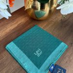 LEVİDOR Monogram Eşarp 17687 - Zümrüt