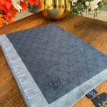 LEVİDOR Monogram Şal 17657 - Antrasit