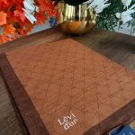 LEVİDOR Monogram Şal 17657 - Kiremit