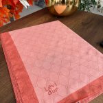 LEVİDOR Monogram Şal 17657 - Mercan