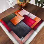 LEVİDOR Organic Kokulu Pamuk Eşarp PK-89 - Bej Mozaik