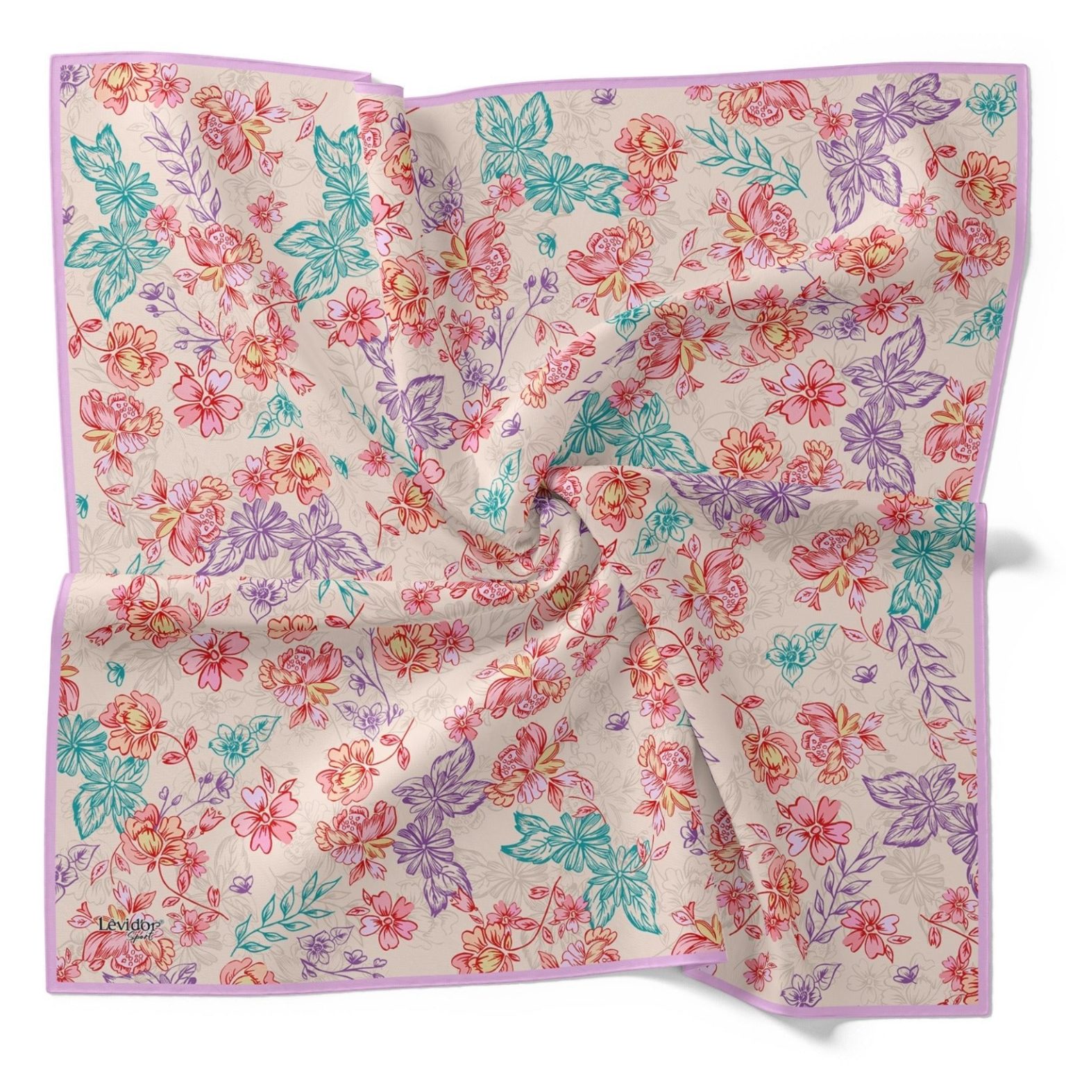 Levidor Pamuk Sport Eşarp 32291 - Lila - Organic ScarfsOrganic Scarfs