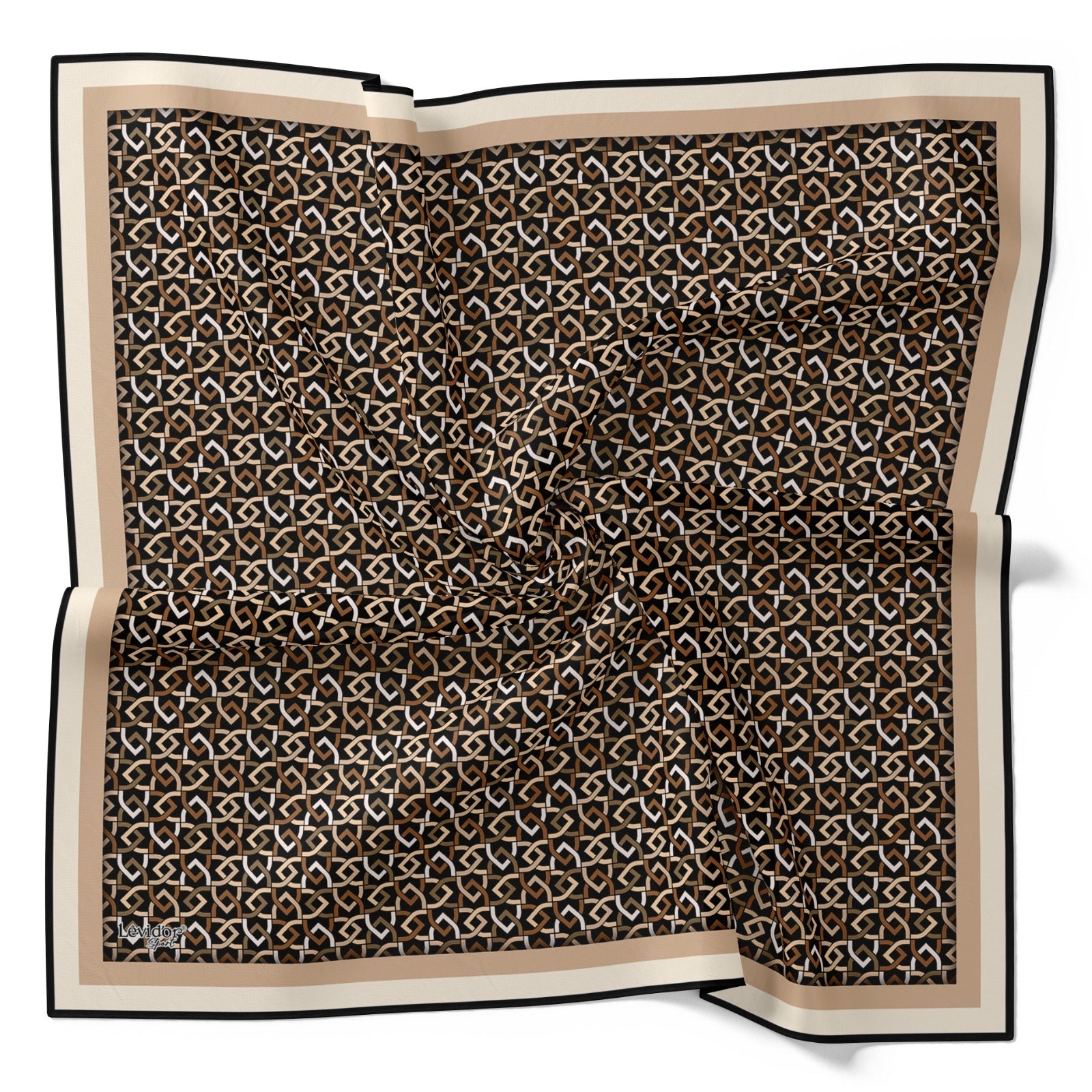 Levidor Pamuk Sport Eşarp 32293 - Siyah - Organic ScarfsOrganic Scarfs