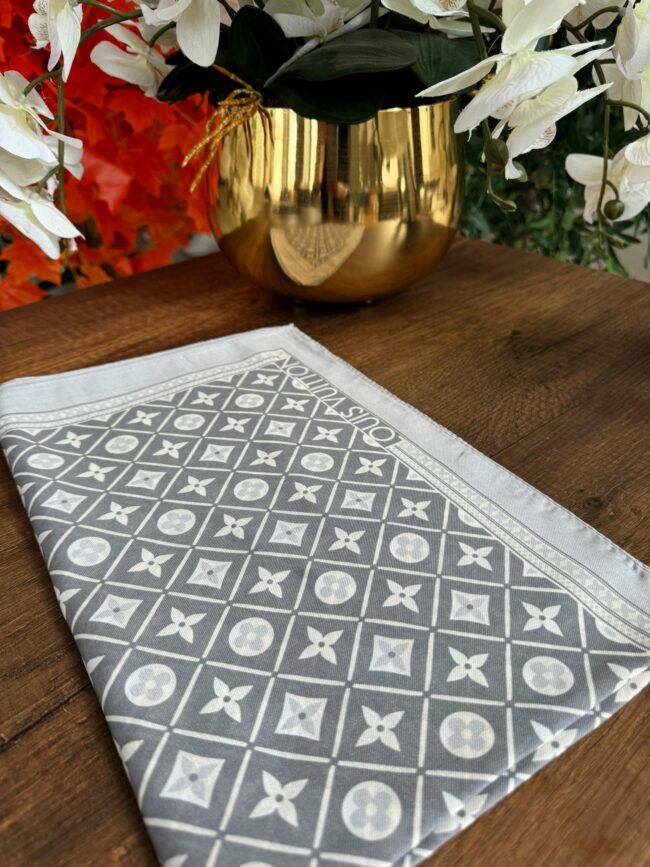 Lv Pamuk Soft Şal - Duman - Organic ScarfsOrganic Scarfs