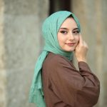 Bambu Kraş Şal - Açık Mint