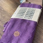 PLİSELİ AĞAÇ KABUĞU ŞAL - Eflatun