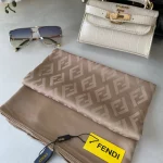 İthal Jakar Eşarp Fendi Eşarp 44115 - Latte