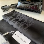 İthal Dior Eşarp 44114 - Siyah