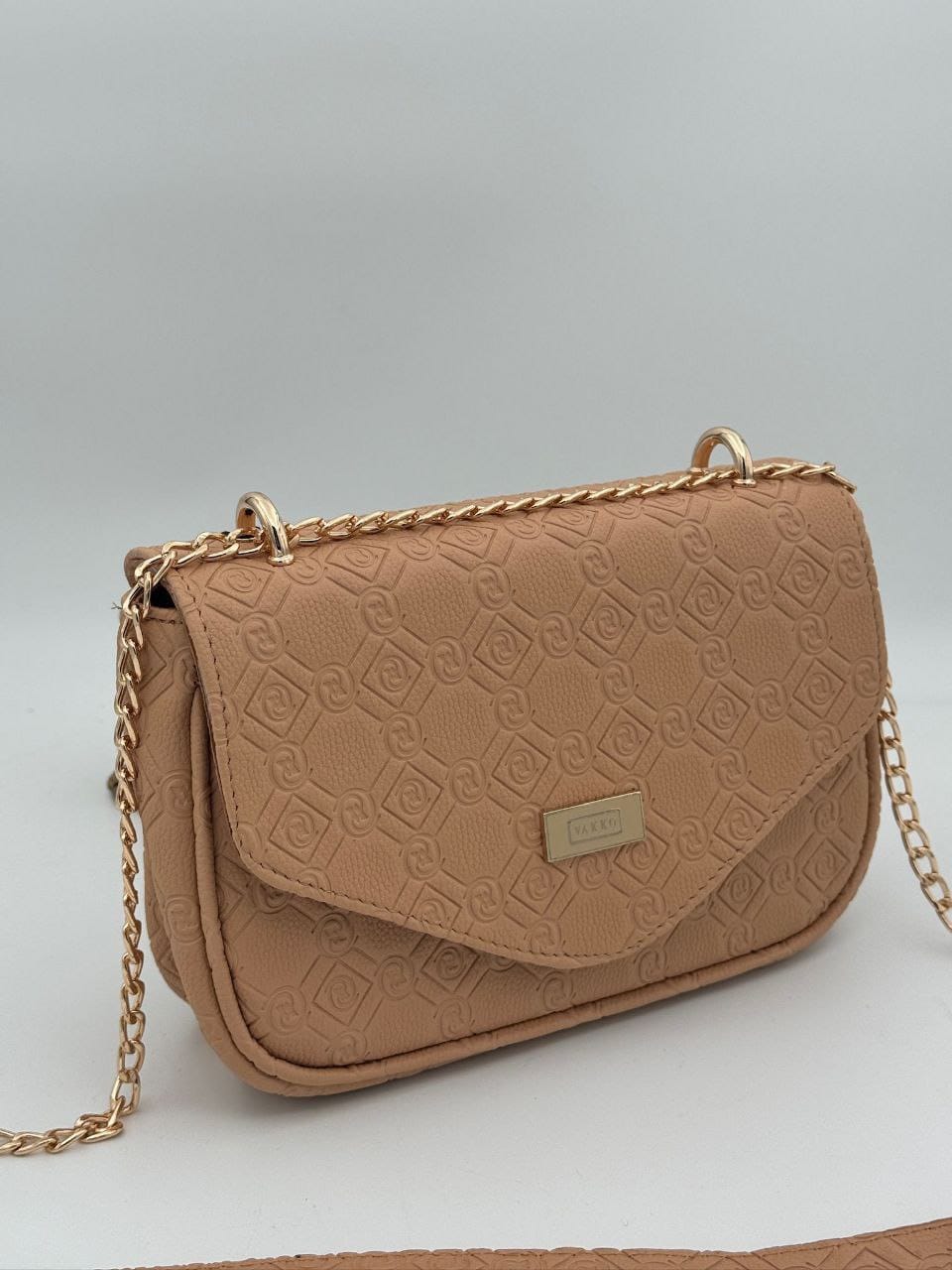 Vakko Aynalı Çanta - K.Bej - Organic ScarfsOrganic Scarfs