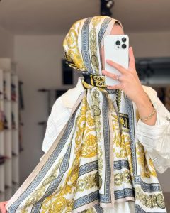 Versace İthal Vual İpek Şal