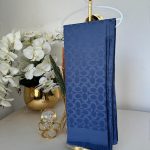 Coach Desen Pamuk Şal 61444 - İndigo