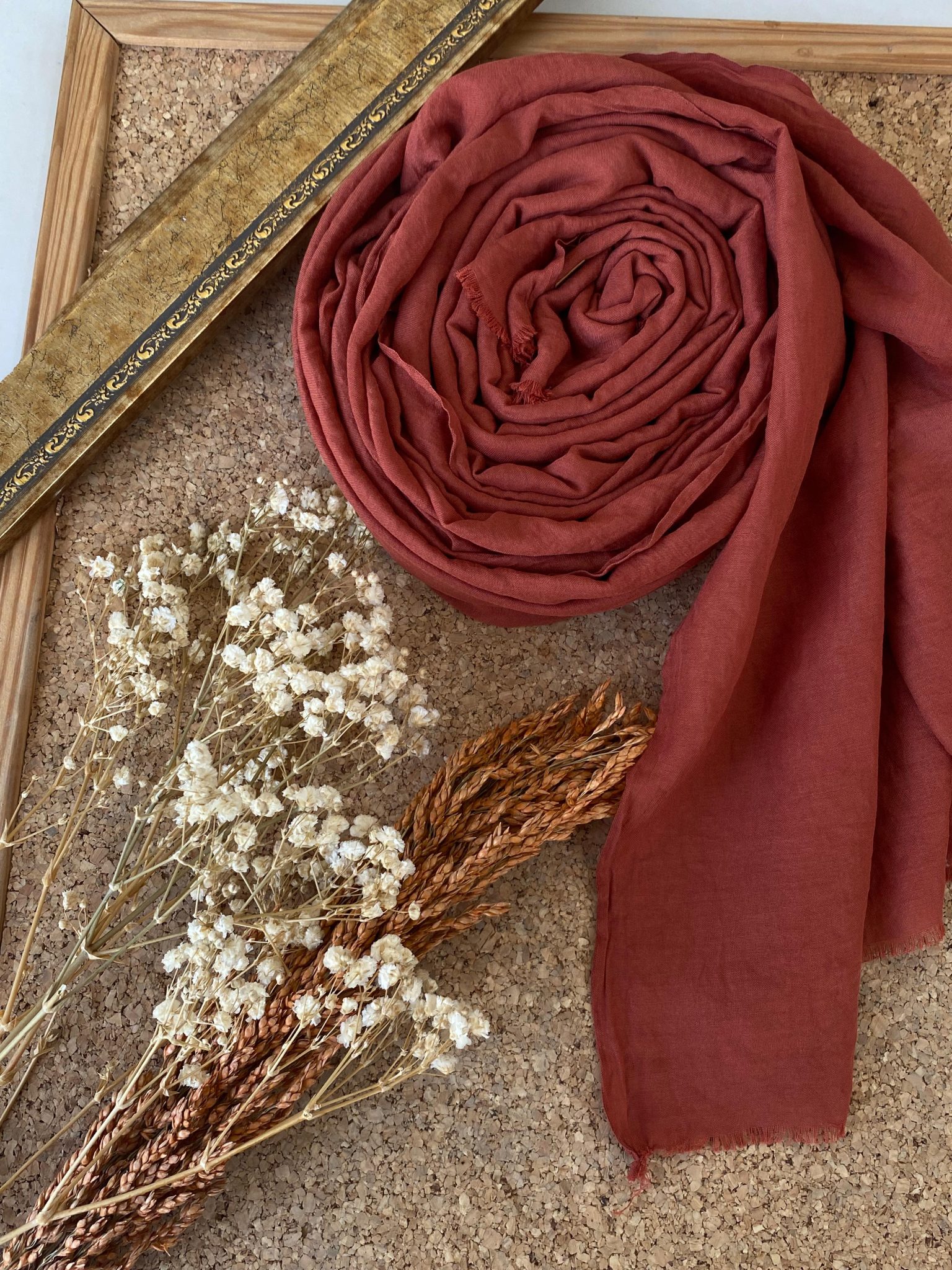 Oxygen Pamuk His Serisi -Koyu kiremit - ŞAL