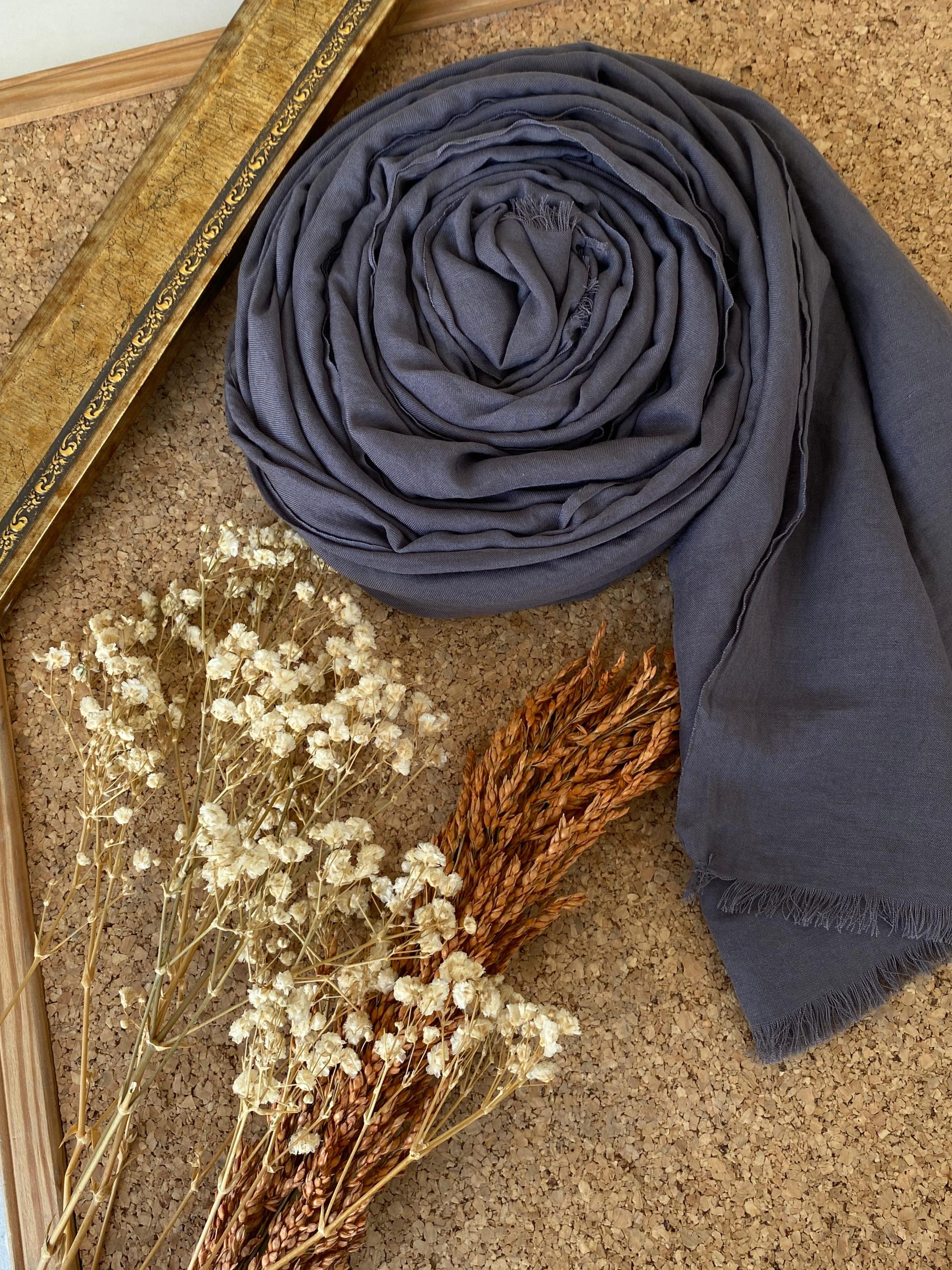 Oxygen His Serisi Pamuk Şal - antrasit -