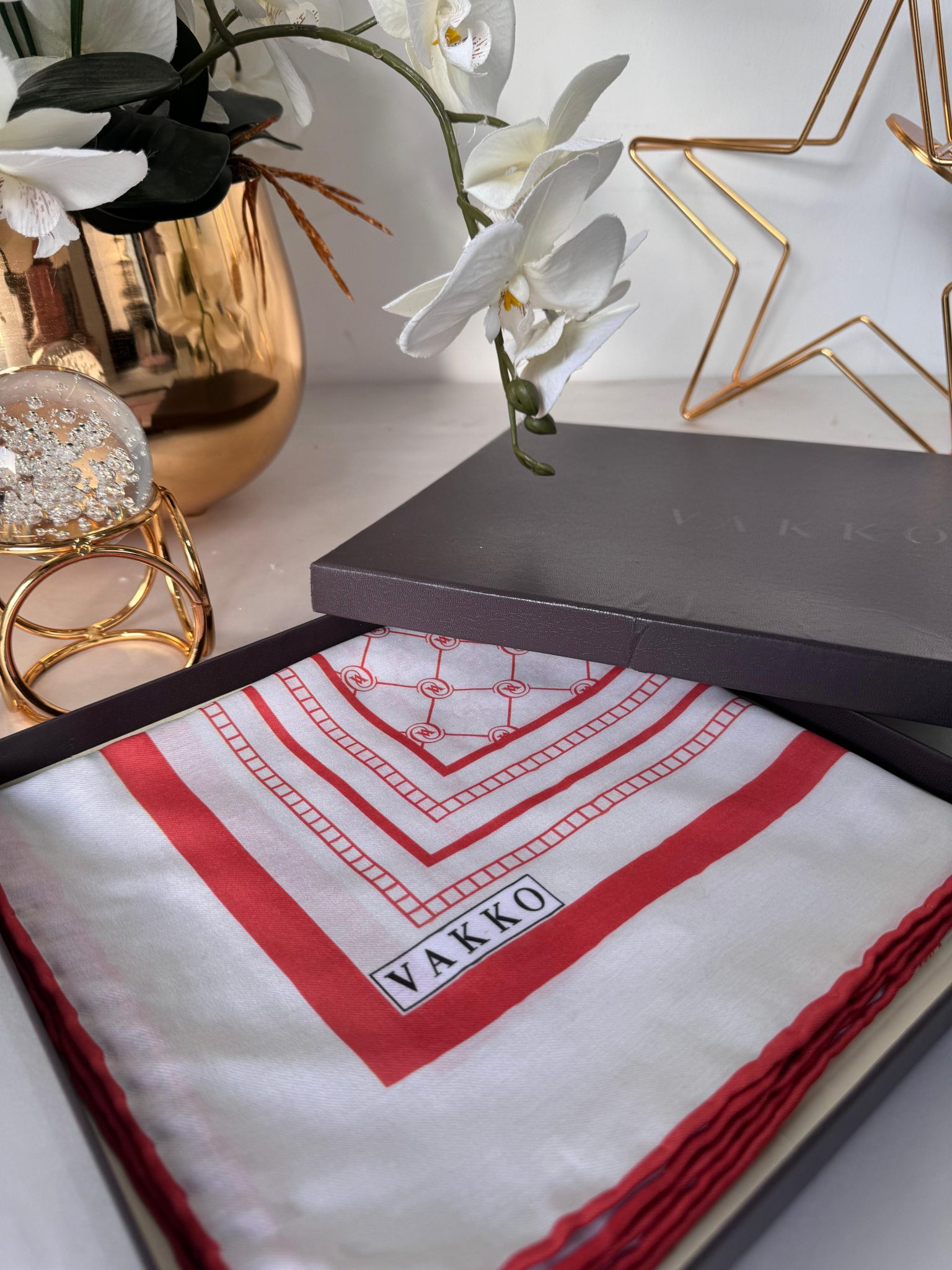 VAKKO PAMUK SOFT EŞARP 44142 - KIRMIZI