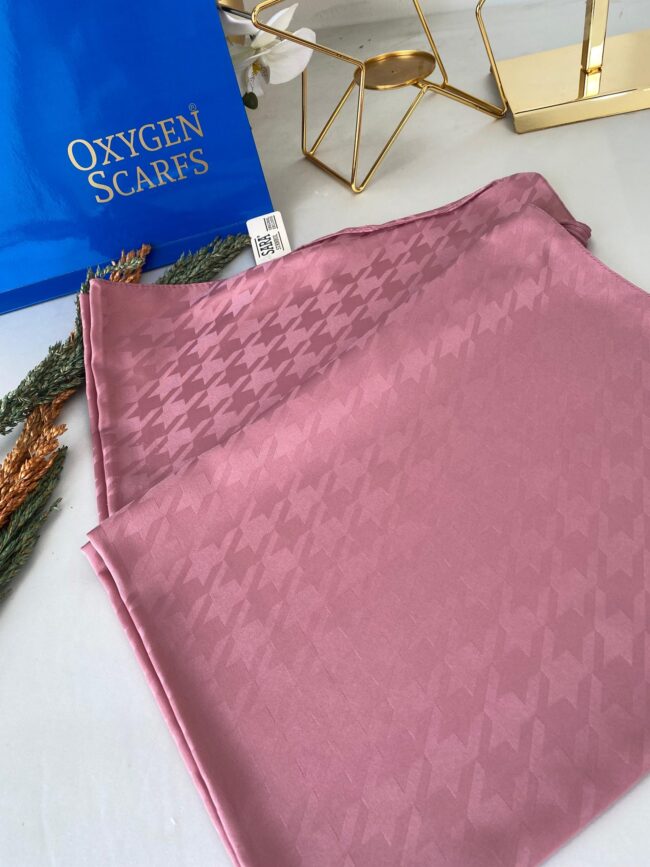 Kazayağı Desen Pamuk İpeksi Şal 44895 - Pamuk Şekeri