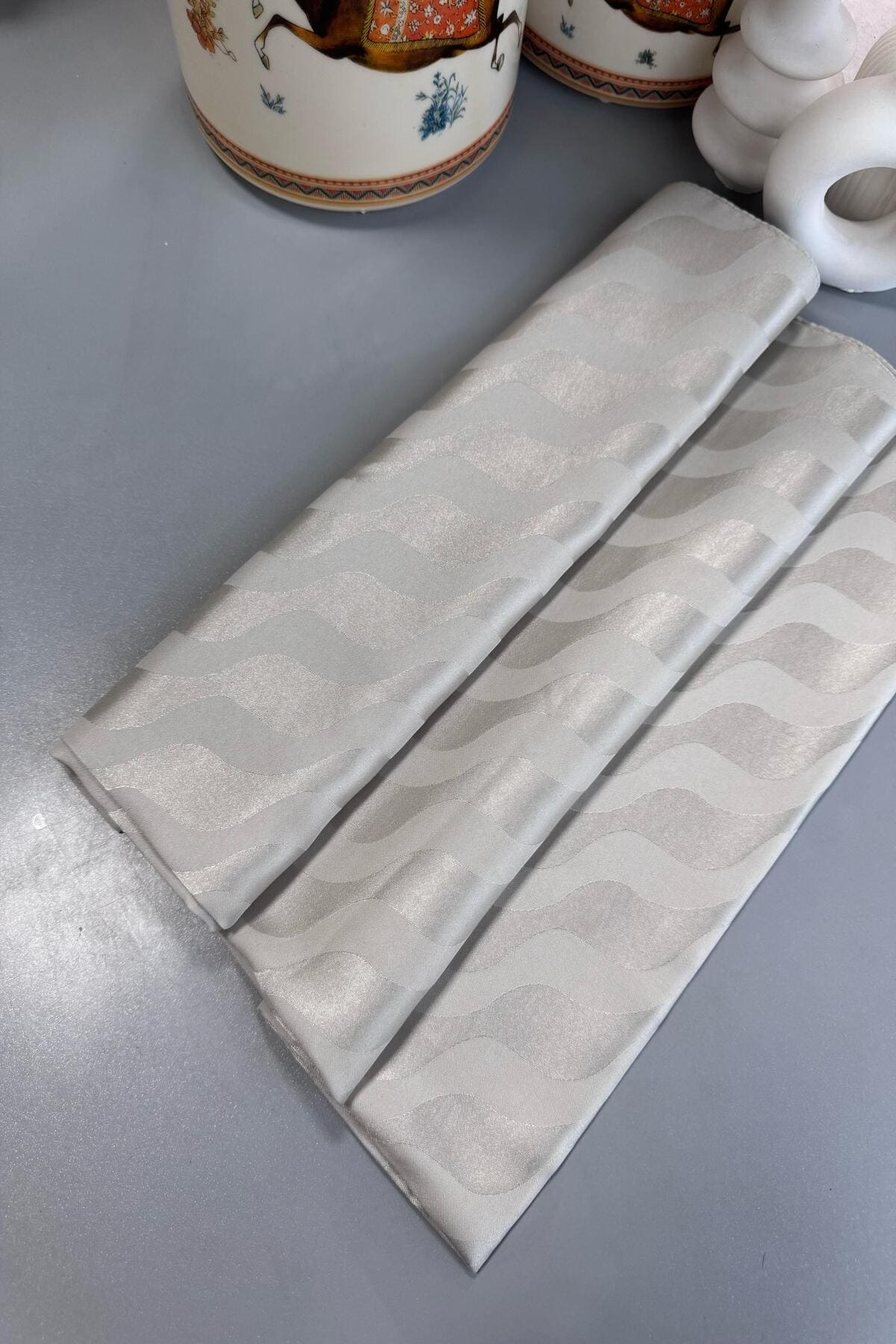 Su Yolu Pamuk Jakar Şal - Çakıl Taşı