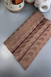 Su Yolu Pamuk Jakar Şal - Çikolata