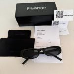 SAINT LAURENT 557 SHADE 001 53 Siyah Kadın Güneş Gözlüğü