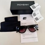 Saint Laurent SL M94 003 53 Kahverengi Kadın Güneş Gözlüğü