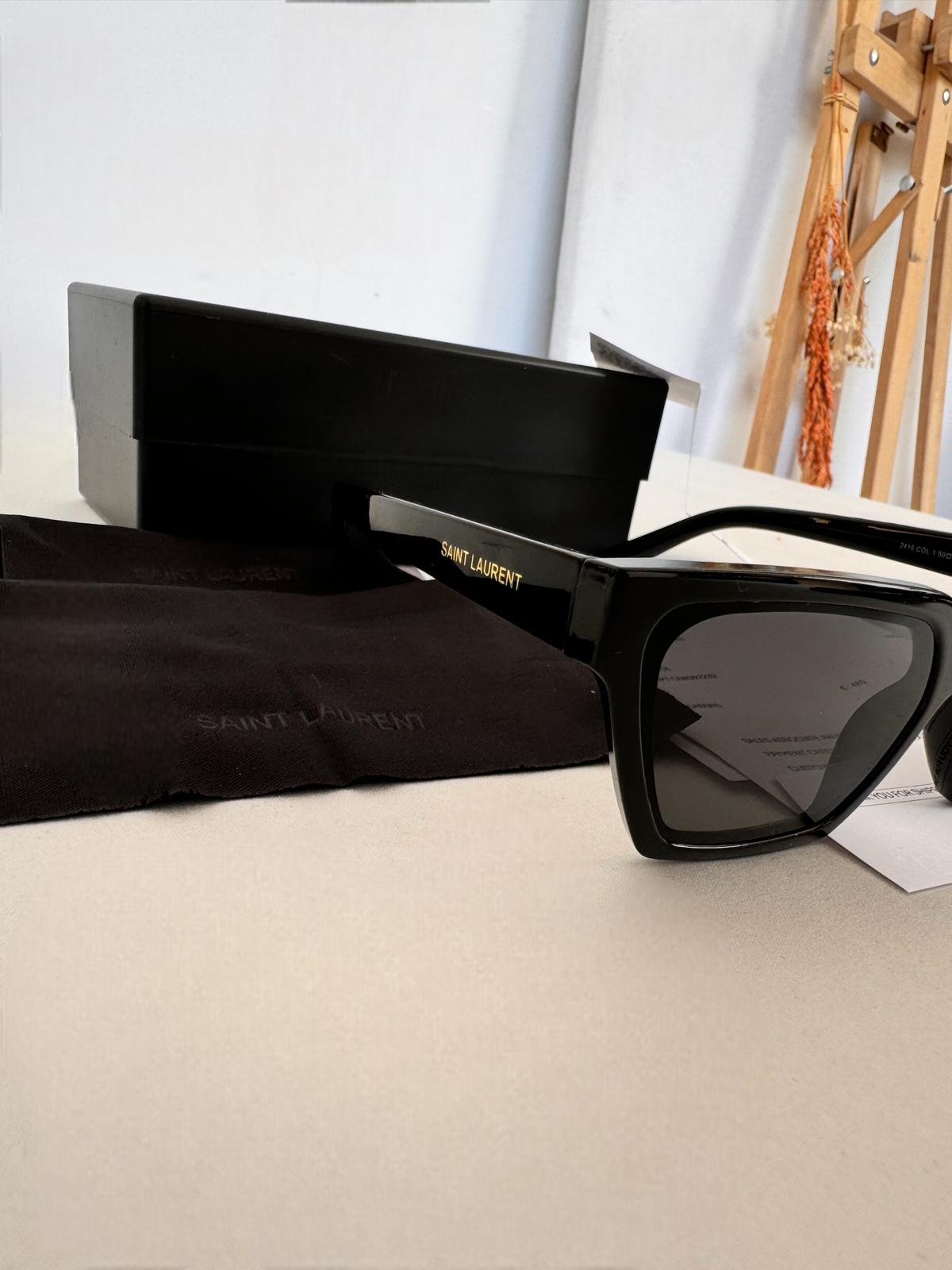 SAINT LAURENT 633 CALISTA 001 57 Siyah Kadın Güneş Gözlüğü - Görsel 2