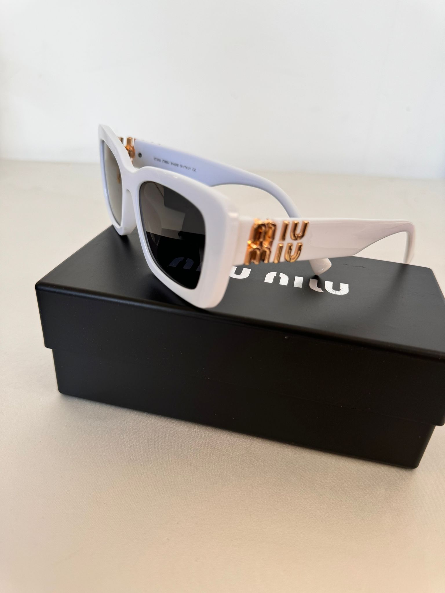 MIU MIU 09WS 1AB5S0 Beyaz Kadın Güneş Gözlüğü - Görsel 2