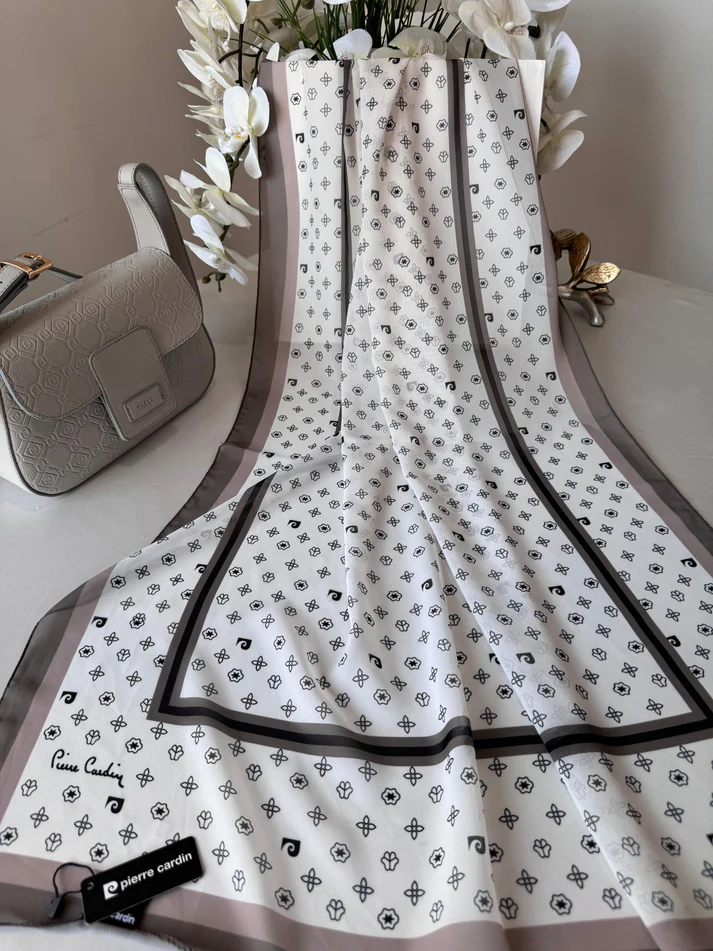 Pier Cardin İpeksi Şal 44137 - Kahve