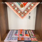 Levidor Organic Kokulu Pamuk Eşarp - Bej - Pk- 107