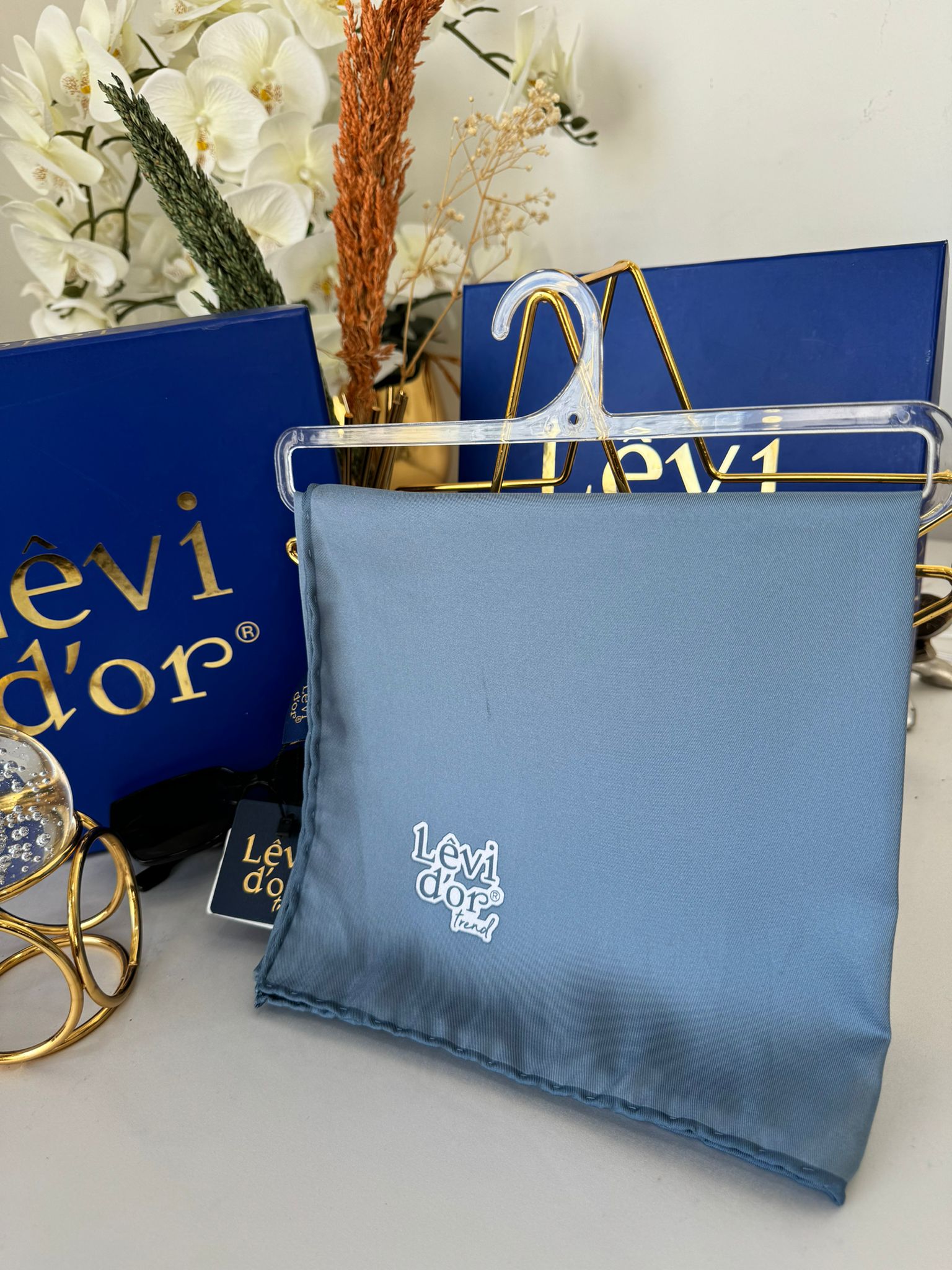 Levidor Twill Eşarp 17768 - İndigo