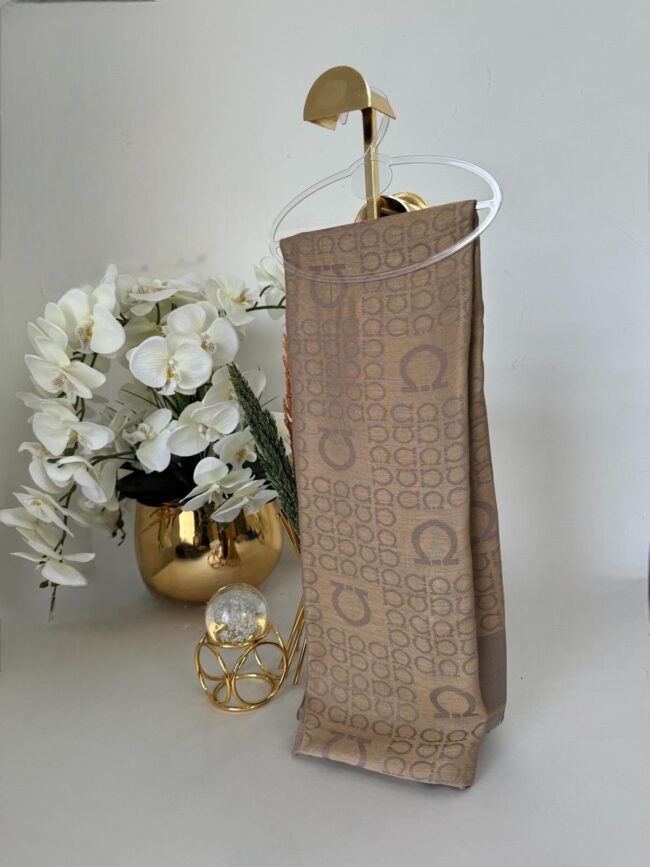 Salvator Çift Taraflı Pamuk Jakar Şal 77012 - Vizyon