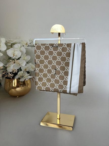 Gucci Saten İpek Eşarp 281045 - Yağ Yeşili