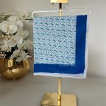 Valentino Saten İpek Eşarp 281044 - İndigo