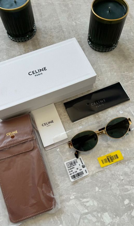 Celine Triomphe Metal - Gold (ORİGİNAL)