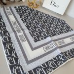 Dior Twill Eşarp 114601 - Füme