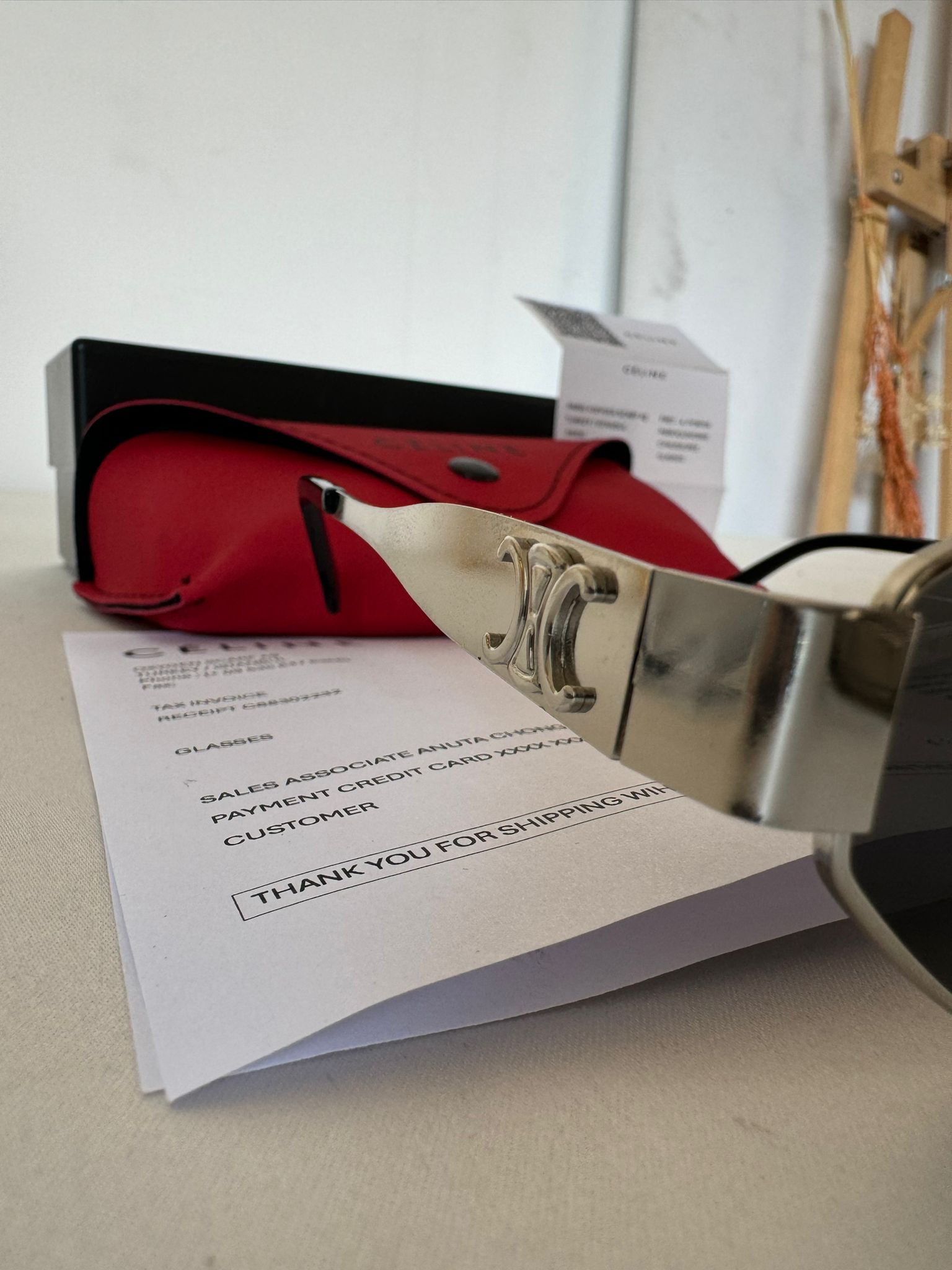 Celine Triomphe Metal 02 CL 40254U Silver Kadın Güneş Gözlüğü - Görsel 2