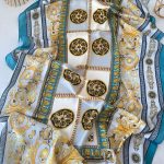 Versace Vual İpek Şal 614412 - Mint