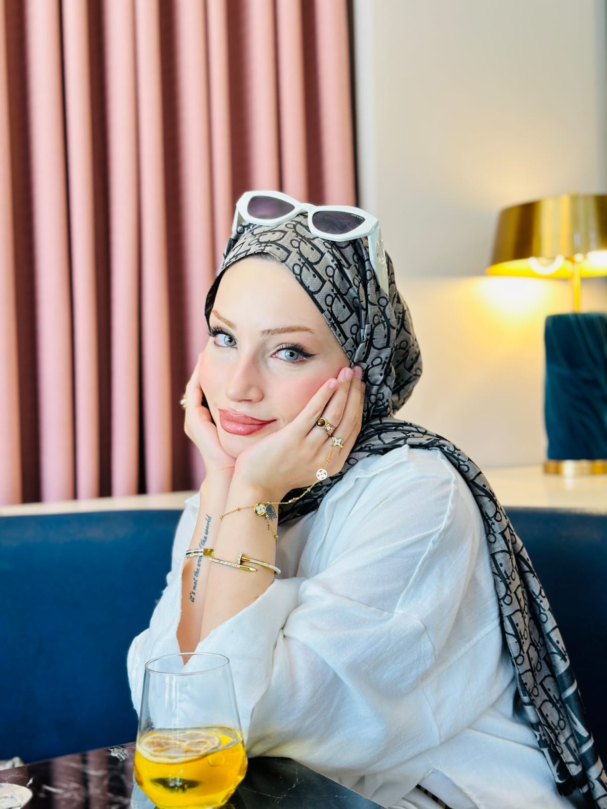 Dior Çift Taraflı İtalyan Pamukİpek Şal 96518 – Gri Siyah - Görsel 5