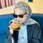 LV Çift Taraflı İtalyan Pamuk İpek Şal 96516 – Gri Siyah