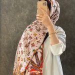 Louis Vuitton Etnik Desen İthal Vual İpek Şal 014461 - Toz Pembe