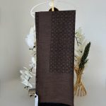 salvatore ithal yün ipek şal - acı kahve