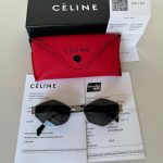 Celine Triomphe Metal 02 CL 40254U Silver Kadın Güneş Gözlüğü