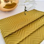 Zikzak desen pamuk Jakar Şal - Yağ Yeşili