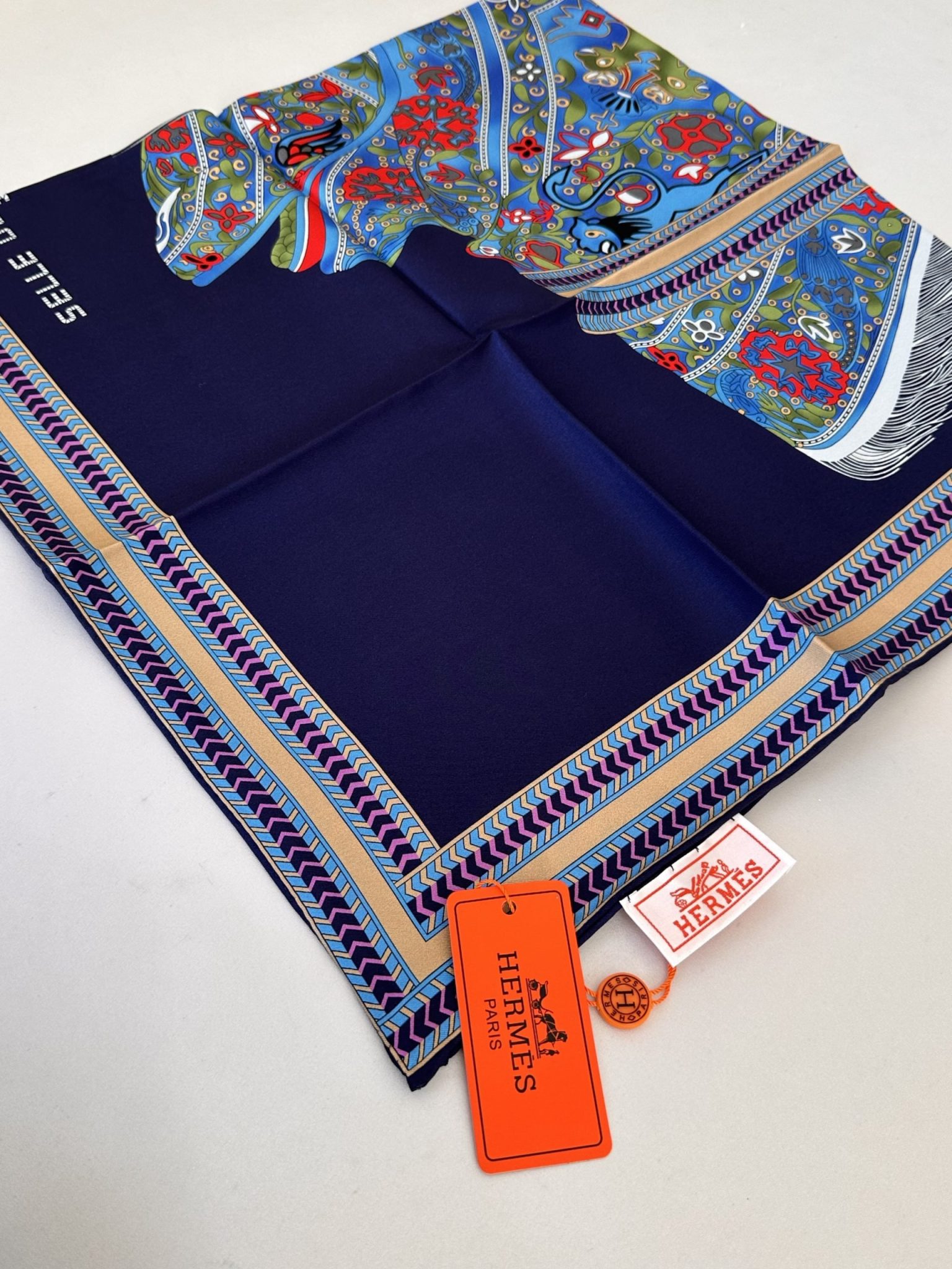 İthal İpek Hermes Eşarp 61001 - Görsel 2