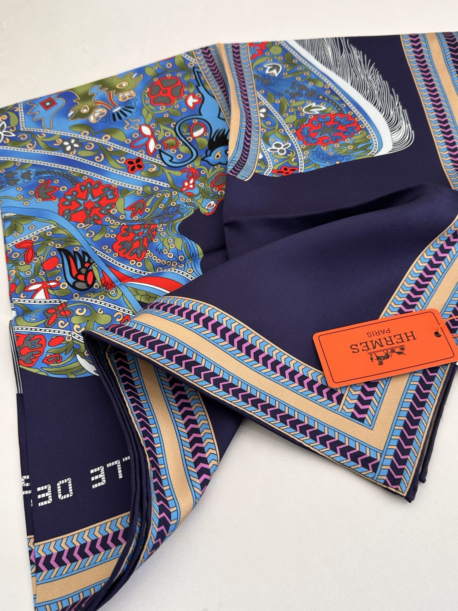 İthal İpek Hermes Eşarp 61001 - Görsel 3