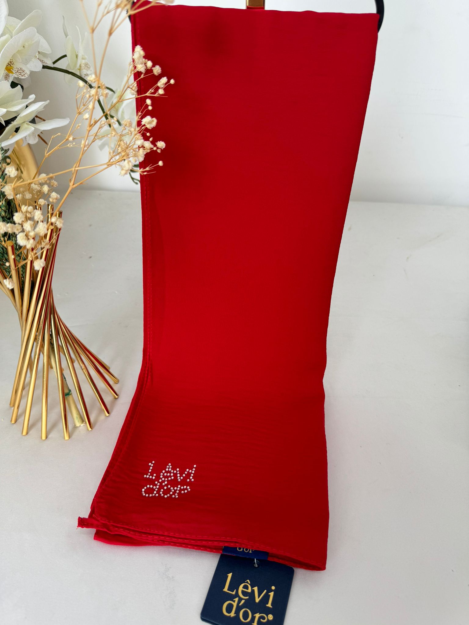 Levidor Aerobin Şal 16625 - Kırmızı