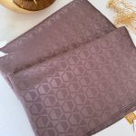 Elmas Desen Pamuk Jakar Şal - Vizon