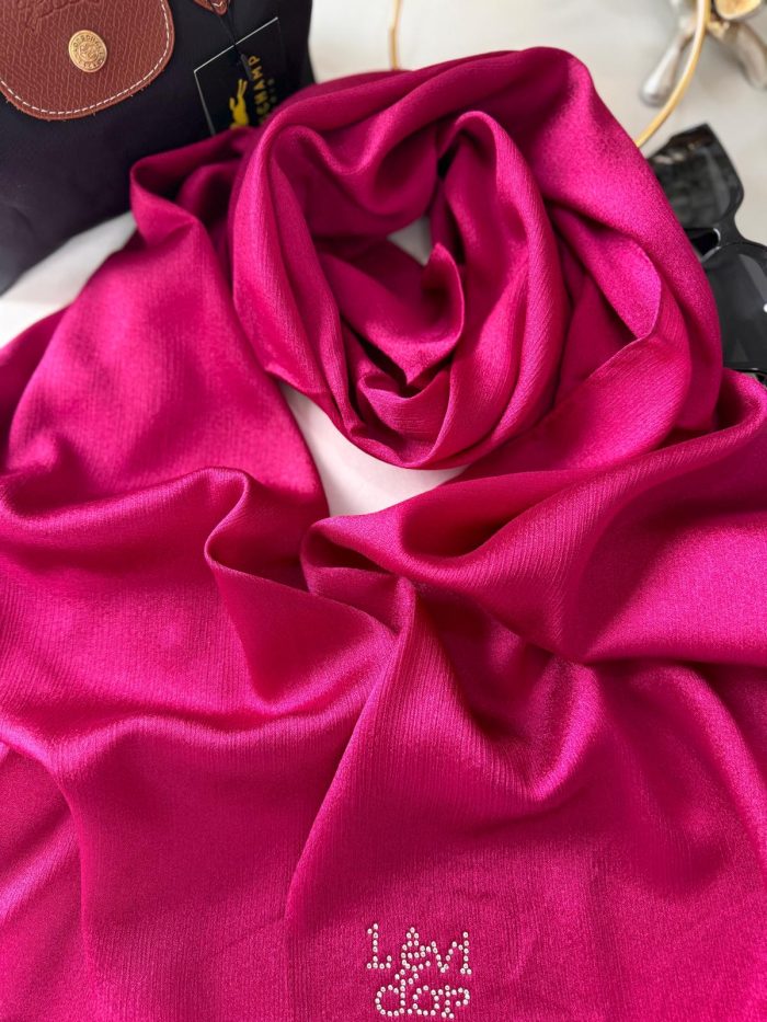 Levidor Kristal Yoryo Şal 16842 - Fuşya