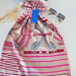 Hermes Kemer Desen Pamuk Soft Şal 61533 - Bej